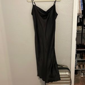 Satin Black dress